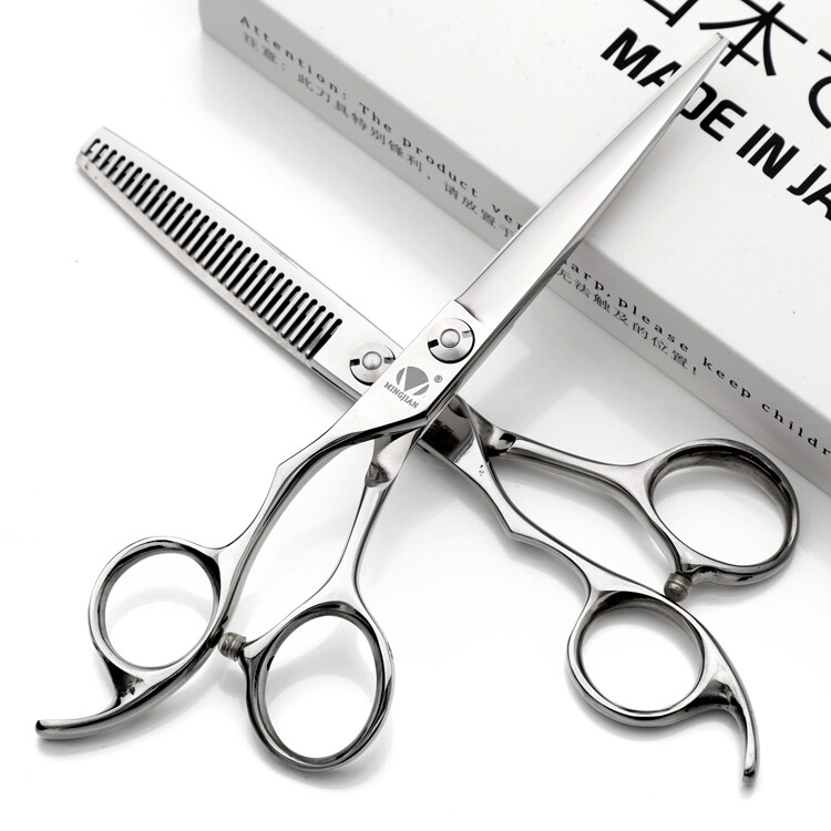 正品美发剪刀理发店美发师工具左撇子平剪牙剪刘海剪左手剪刀套装