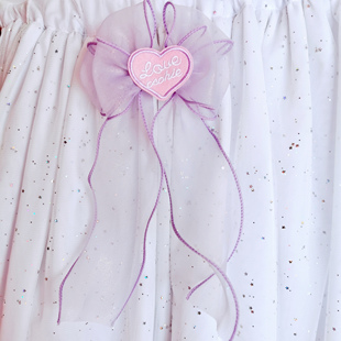 【小仙女】lolita瑞本兔打歌服大蝴蝶结爱心胸针配饰小物软妹