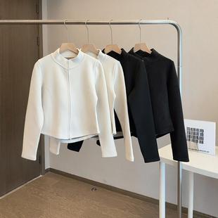 保暖百搭内胆外套 显瘦短款 酒窝家 秋冬保暖聚温石墨烯卫衣修身