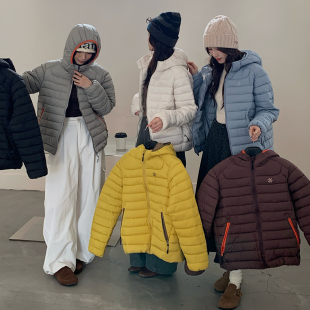 情侣短款羽绒棉服女2026秋冬装新款连帽宽松排骨棉衣轻薄棉袄外套