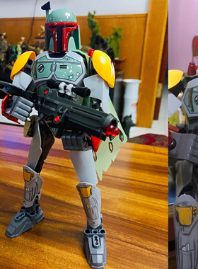 星球大战曼达洛75114波巴费特之书75533风暴75634 75531拼装积木