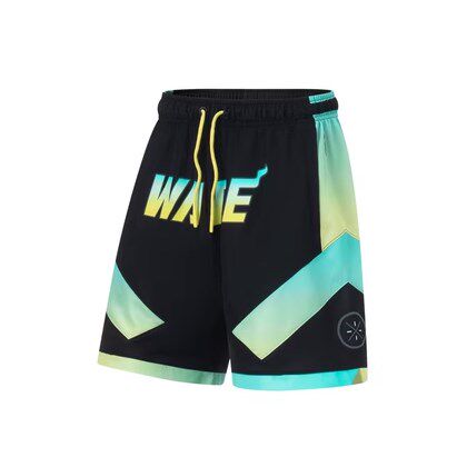 LI NING WADE 시리즈 남자 농구 게임 유니폼 2024 여름 새로운 멋진 통기성 빠른 건조 바지 남자 농구 조끼