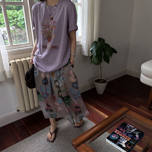 欧洲站2026秋季新款韩版宽松显瘦百搭圆领短袖T恤女设计感上衣