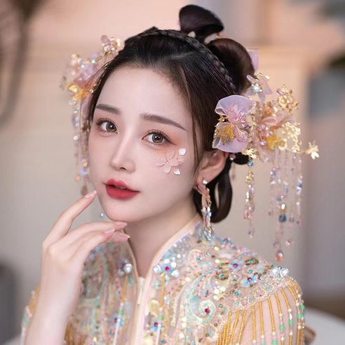 新款蝴蝶结其它合金新款发饰套装