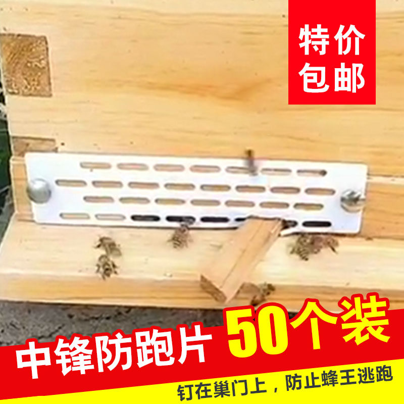 中蜂防跑王片巢门防跑片防盗防逃片中蜂巢门专用防王跑片蜂王隔片