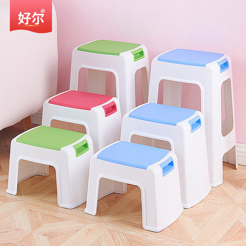 塑料凳子加厚成人家用小矮凳浴室