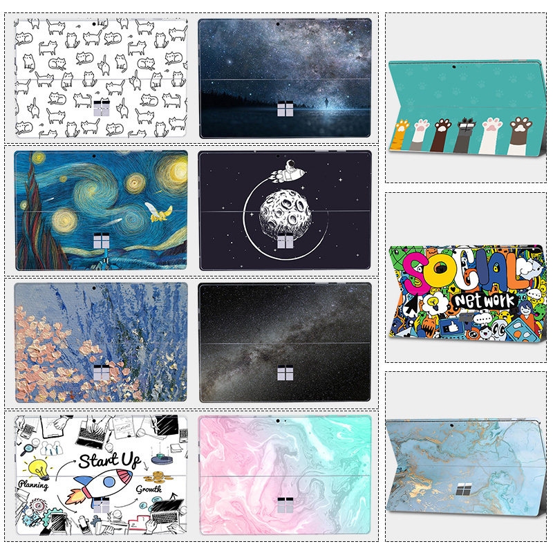 适用于微软surface pro7贴纸4背面贴膜6笔记本外壳保护套防刮个性3平板5电脑go机身后膜贴配件定制prox背膜|msdalam kategori Aksesori Digital 3C, Tablet Aksesori PC, Tablet filem skrin PC - dari Buy2taobao.com untuk memberikan perkhidmatan ejen Taobao profesional membeli