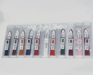 奥诺AONO真皮表带棕色男女真皮竹节纹表带小牛皮手表皮带针扣