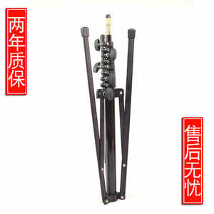 2.2米全金属闪光常亮灯支架灯架机顶灯热靴灯三脚架外拍灯支架户