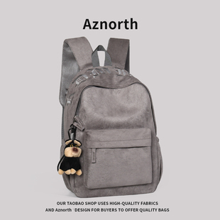 AZN新品 高级感大容量背包2.2 双肩包女高中生大学生书包2026新款