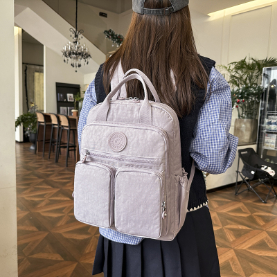 AZN新品女休闲妈咪包轻便双肩包