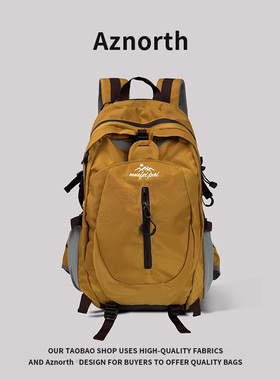 1124AZN新品 登山包双肩旅行包女30L大容量徒步轻便包户外运动男