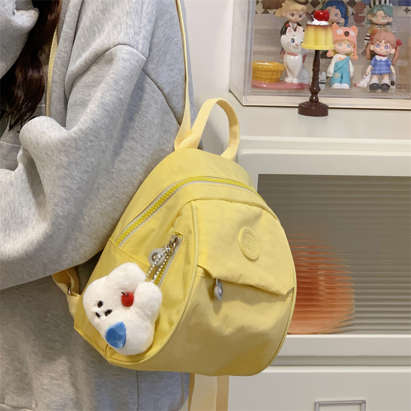 4.15花曦家新品 高中大学生书包2025韩版森系高颜值双肩包小背包