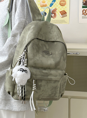AZN 背包女2025新款初中学生高中生大学生双肩包女生通勤韩系书包