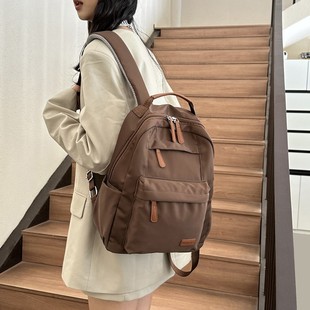 5.8花曦家新品 旅游轻便女小书包2025大容量背包高中大学生双肩包