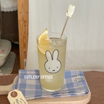 米菲大脑袋高硼硅咖啡奶茶杯