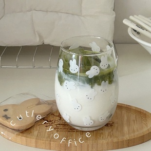 Cutlery | 简约可爱米菲miffy兔大容量果汁牛奶咖啡大肚杯