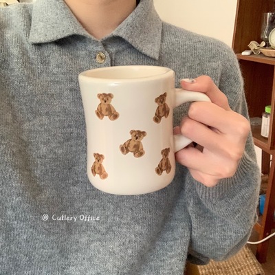 cutlery丨超可爱复古300ml马克杯