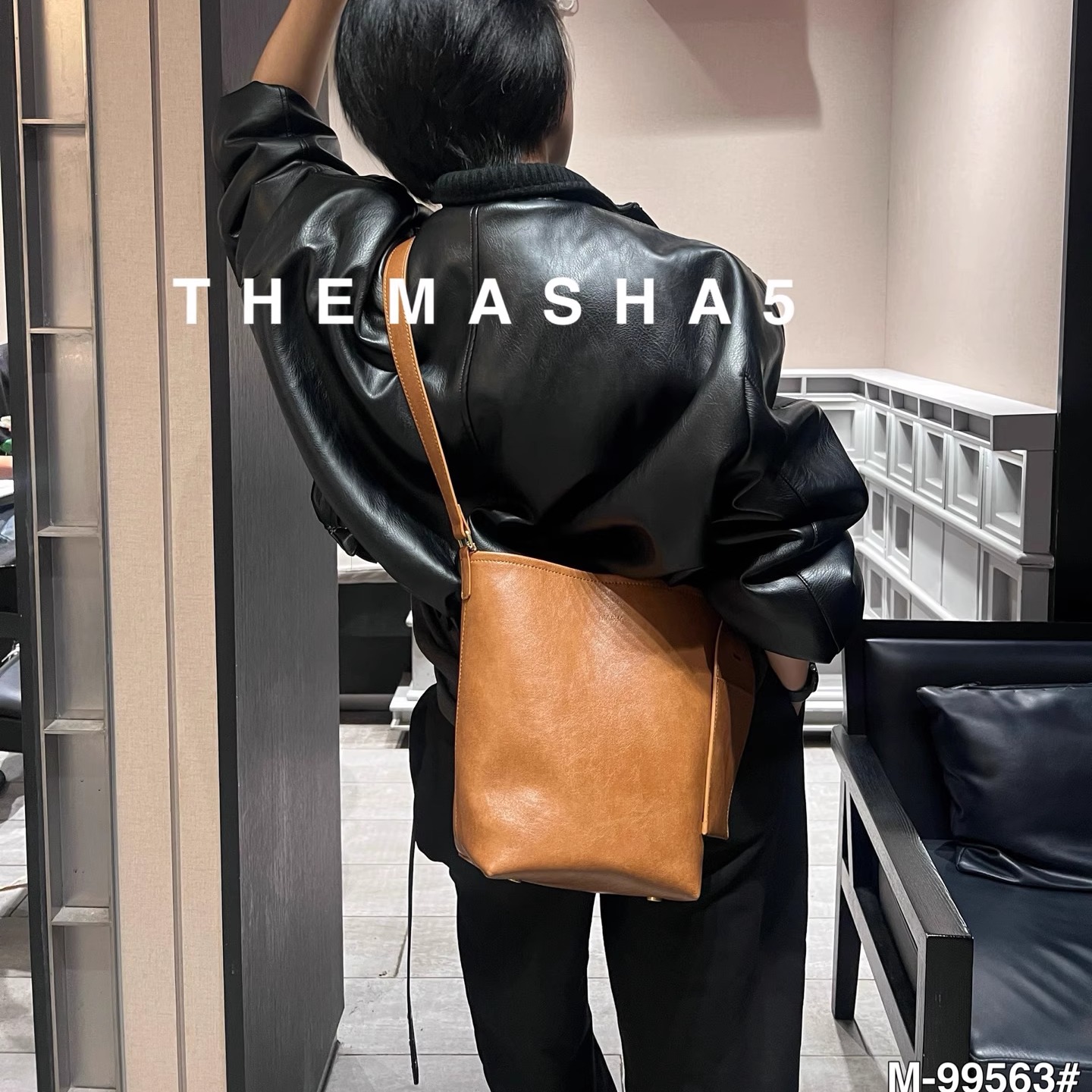 玛莎包包2025冬季小众轻奢高级质感水桶包韩版时尚女生单肩斜挎包