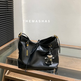 玛莎托特包包女韩版时尚hobo通勤包高级感洋气百搭单肩斜跨包包潮