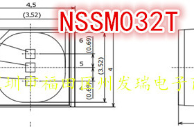 NSSM032T  3535六脚七彩灯  原装正品