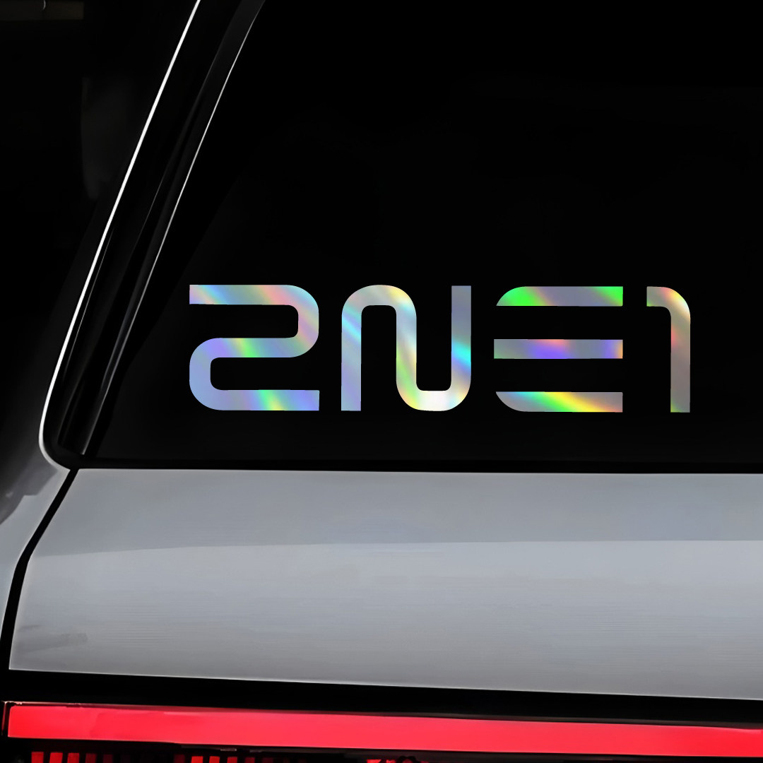 YG女团2NE1字母LOGO车贴