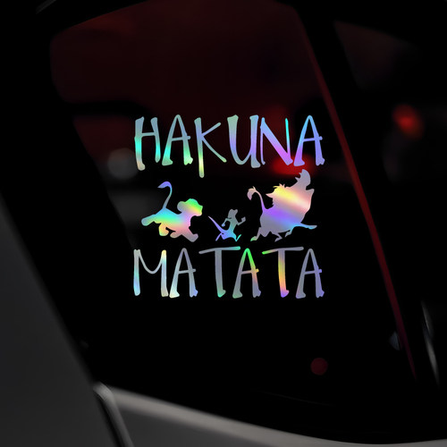 狮子王“HAKUNAMATATA”全车贴