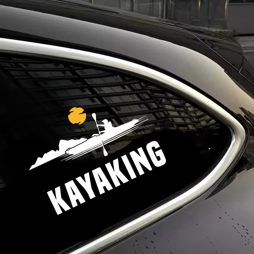 皮划艇“KAYAKING”汽车贴纸