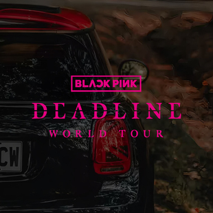 BLACKPINK DEADLINE 世界巡演汽车贴纸用于车窗车身保险杠笔记本
