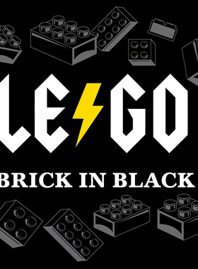 乐高黑色积木汽车贴纸潮流积木主题车辆装饰座驾风格的理想选择