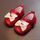 子女宝公主鞋 红色婴儿学步鞋 生日抓周软底布鞋 宝宝1周岁鞋 地板鞋