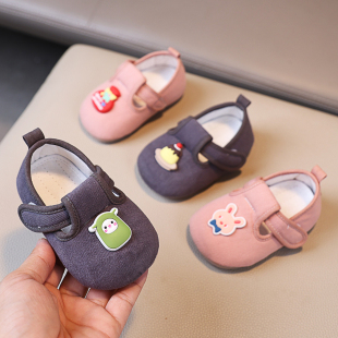 室内家居软底男宝春季 宝宝鞋 女宝地板鞋 布鞋 儿童轻便 子婴儿学步鞋