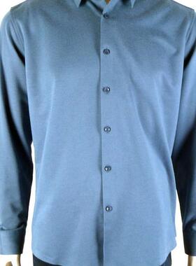 恒源祥长袖衬衫男24秋季新款中青年方领商务休闲衬衣LS-YPBD9012