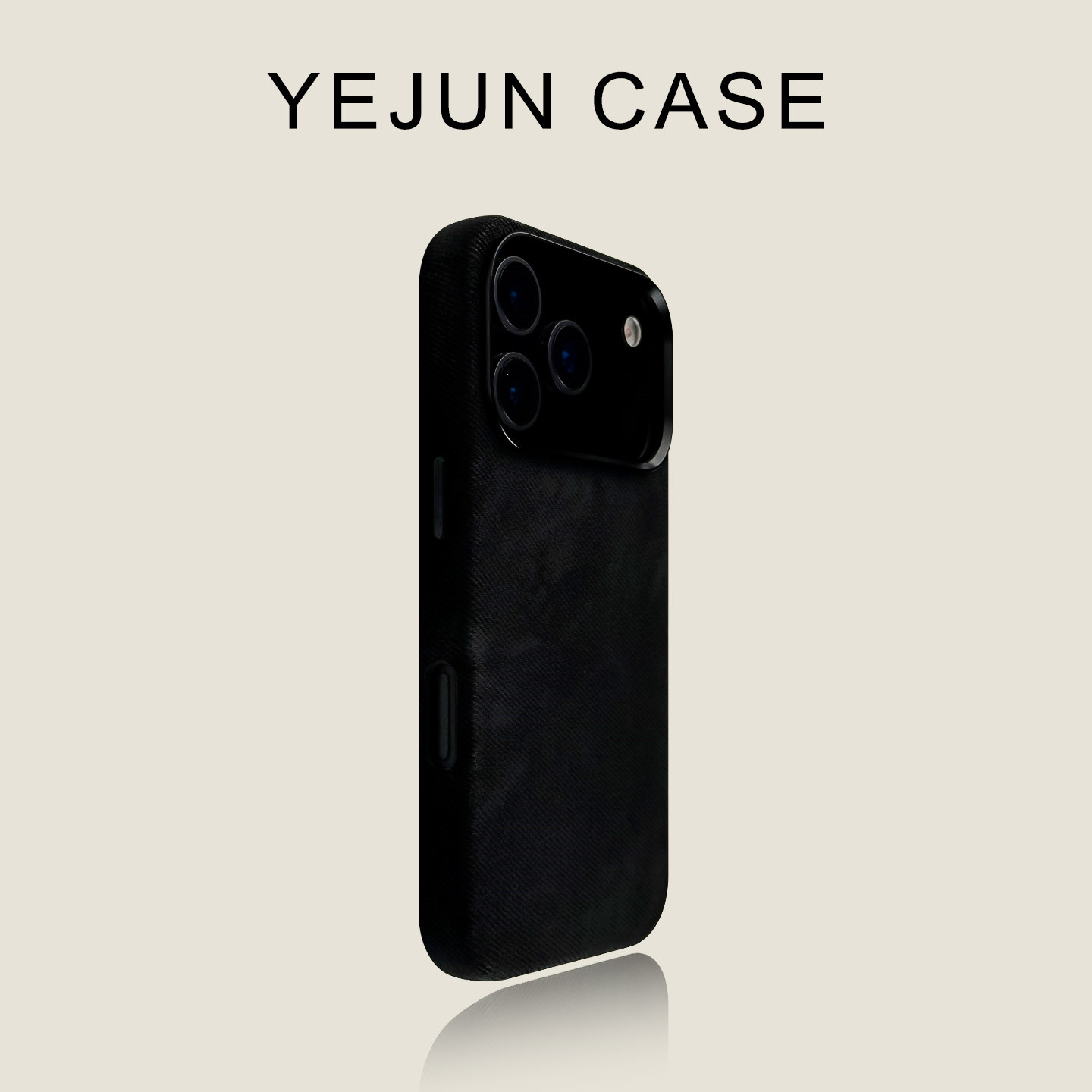 thumbnail for 18 Yejun compatible with iPhone 17, 16 Pro phone case, deep blue flannel, Apple 17 Pro Max high-end leather new model, 15 protective case, 14 fashion internet celebrity, 13 men and women, business 17 air