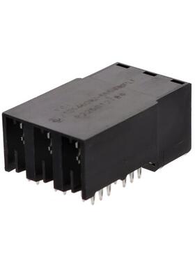 10146092-555444PLF AMPHENOL 连接器 母 刀片插口 6路 150V