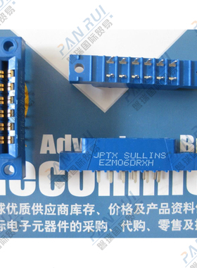 EZM06DRXH Sullins  卡边缘/边板连接器 12路 插口连接器