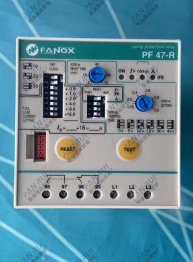 【现货】PF47-R 12167 FANOX 三相泵保护和控制继电器 400/440VAC