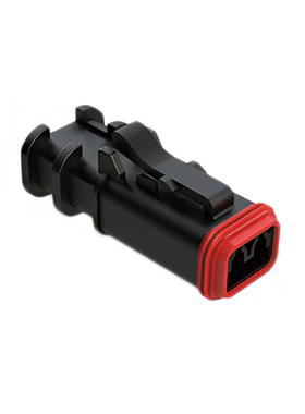 Amphenol 矩形连接器 外壳 AT06-2S-OMBLK