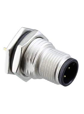 Amphenol 圆形连接器 M12A-03PMMP-SF8001