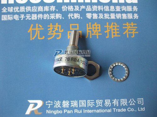 Vishay Sfernice 78RBA 1KOHM 旋转运动传感器 ECS78RBA102