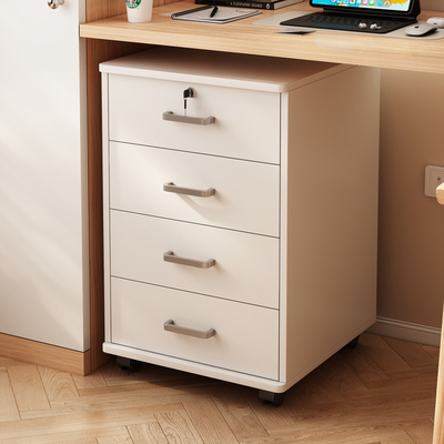 文件柜办公室带锁收纳柜置物柜桌下收纳柜办公柜抽屉式移动矮柜子