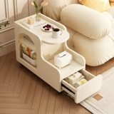Диван боковой шкаф крем-стиль гостиная маленькая квартира боковой стол подвижный прикроватный шкаф легкий роскошный высококачественный боковой шкаф