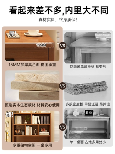 Стол, книжная полка, встроенный стол, студенческий домашний учебный стол, стол для спальни, офиса, компьютера, маленькая стена квартиры, узкий стол