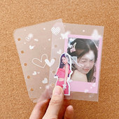 M5活页收纳袋手帐素材便签杂物手账配套卡套相册透明塑料防水内页