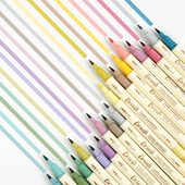 点石brush双头软头马克笔手帐账专用彩色笔套装 复古学生涂鸦绘画