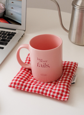 nicethings韩系ins风 圣诞新年红色格子夹棉杯垫 胖乎乎隔热垫