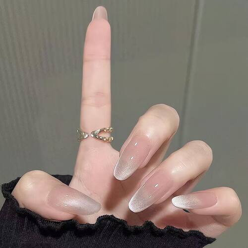 清透猫眼纯欲轻奢穿戴甲