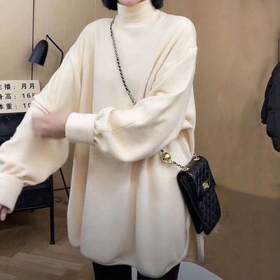 秋冬大码冲中长款德绒T恤女