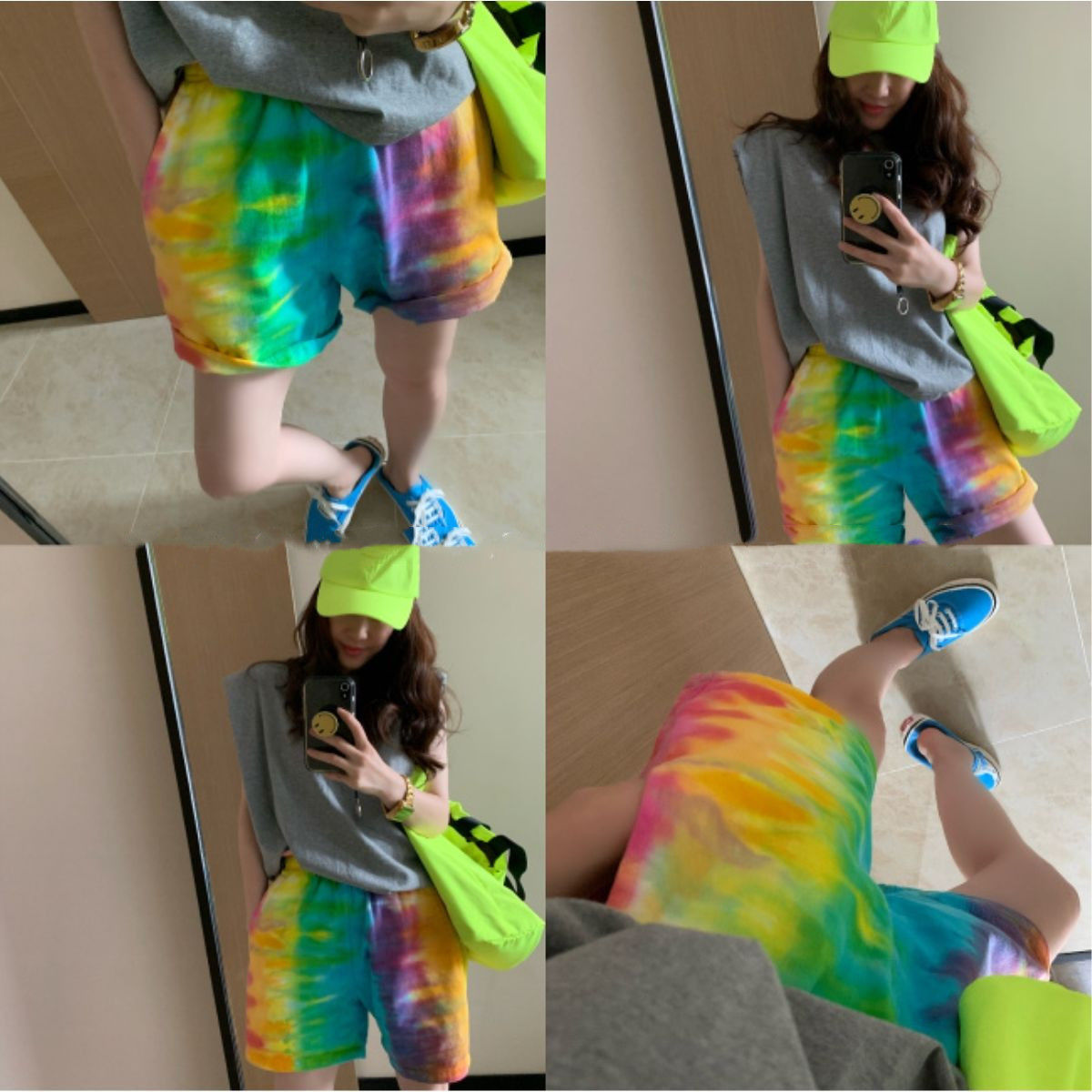 春夏大码韩版休闲阔腿裤子