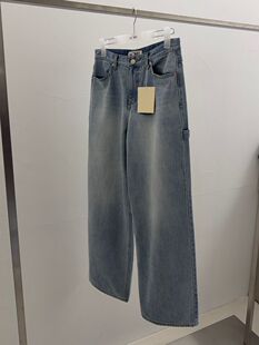 26春季 百搭高腰显瘦直筒牛仔裤 女装 时尚 女 新款 ACME韩国东大门代购